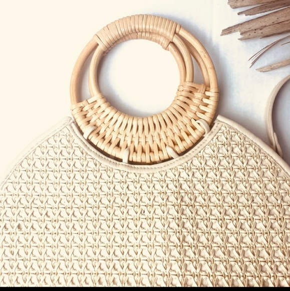 Anthropologie Woven Tote - Picture 2 of 14